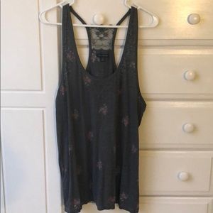 Floral American Eagle tank